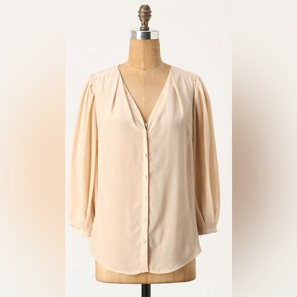 Anthropologie Button Down Blouse - Picture 1 of 7